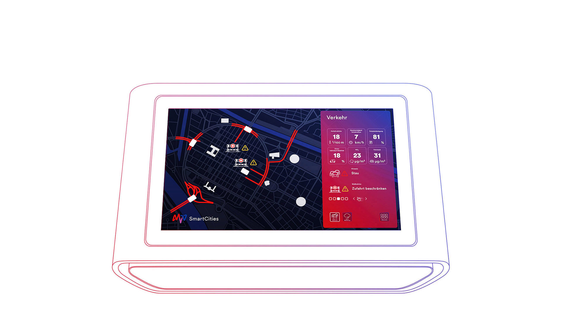 Touch Table Anwendung — MVV SmartCities